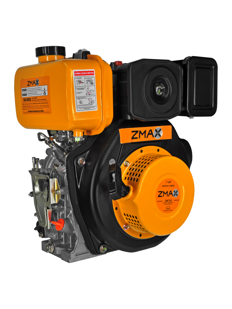 Motor a Diesel ZM70D — 7,0cv, 300cc, partida manual