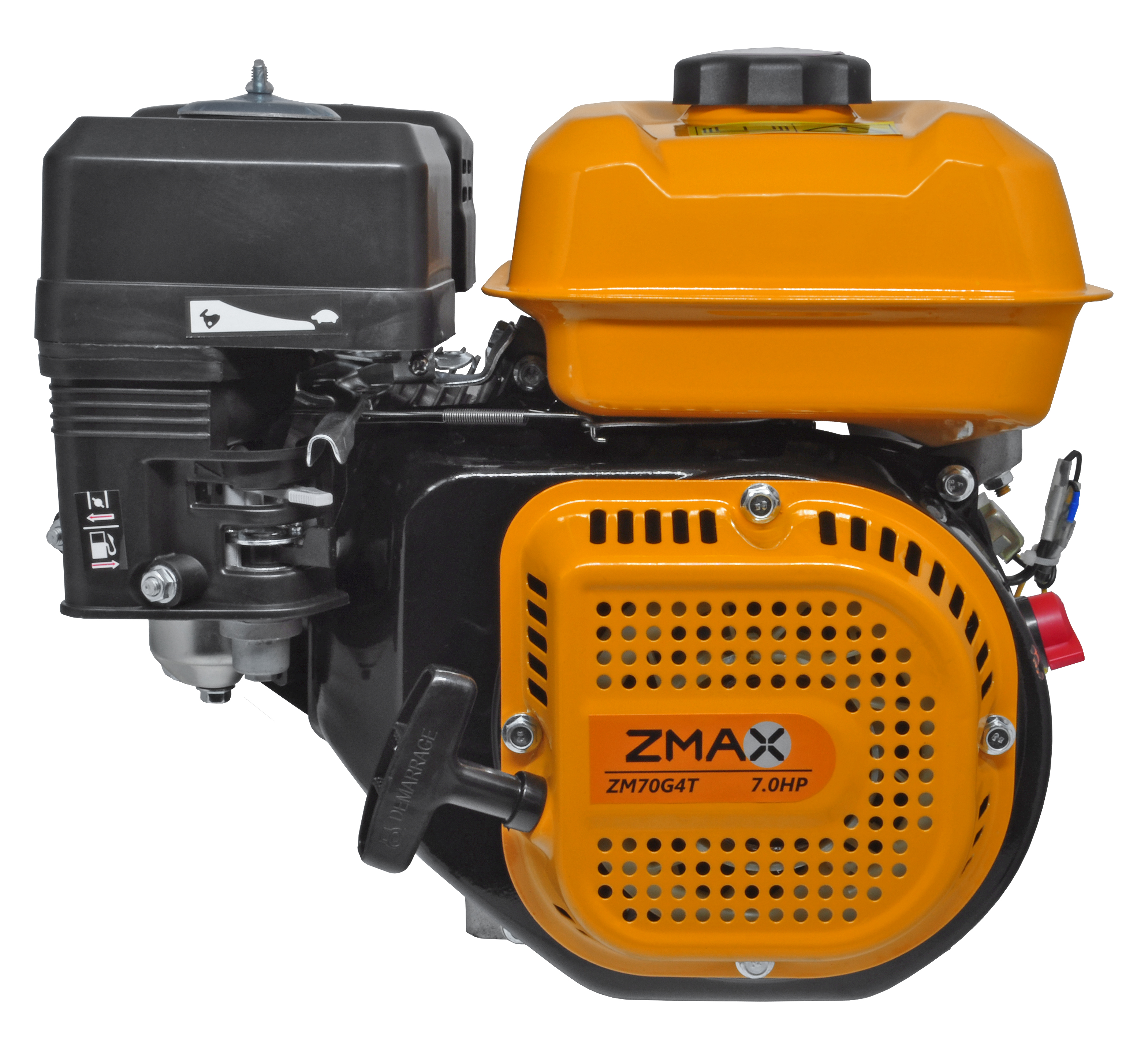 Motor a Gasolina ZM70G4T — 4T, 7,0cv, 212cc, uso ocasional, sensor de óleo