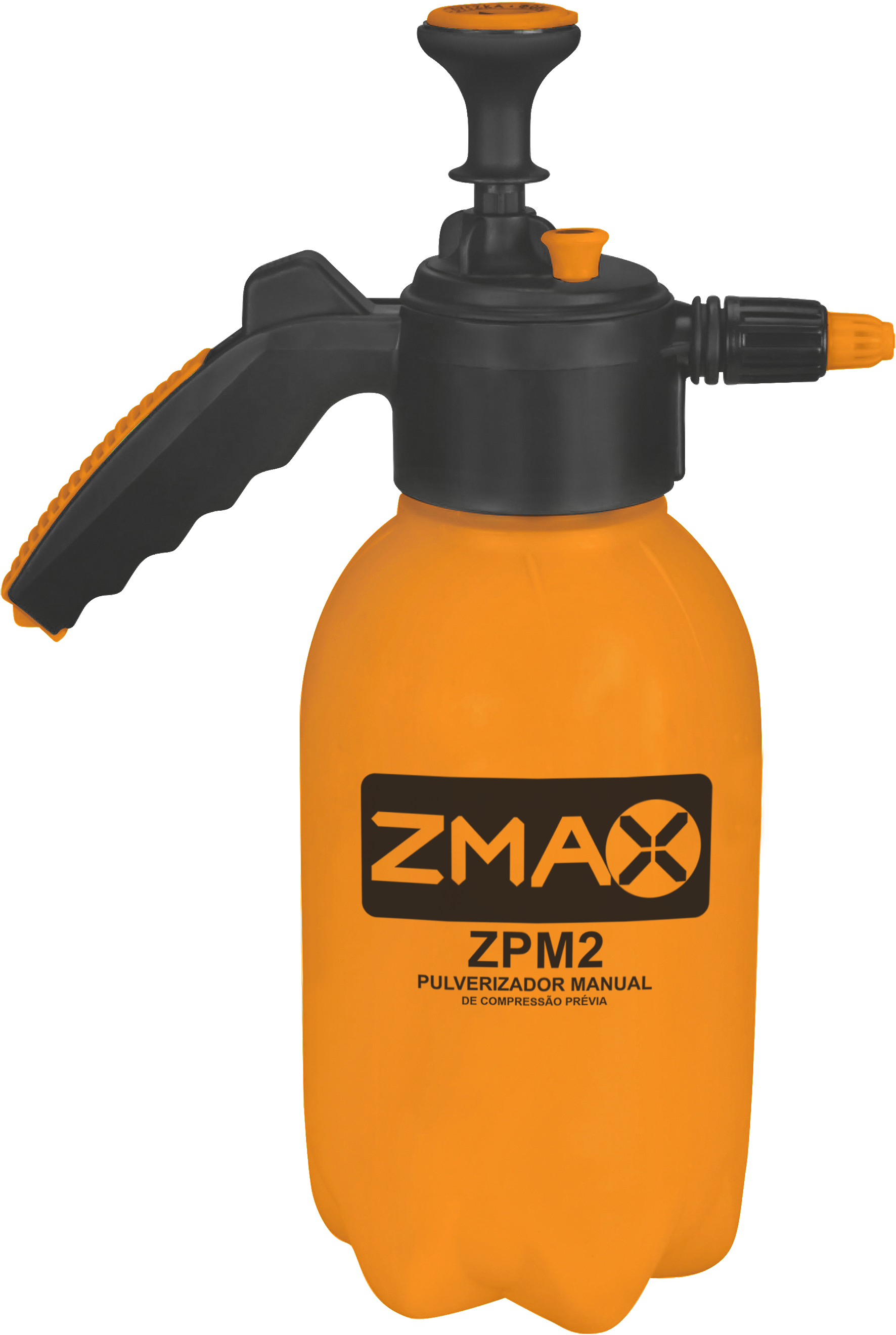 Pulverizador Manual ZPM2 — 2L, compressão prévia, 2 bicos jato regulável